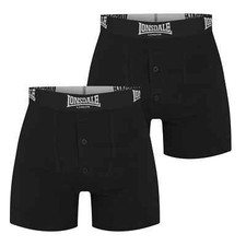 MENS BLACK 2 PACK LONSDALE