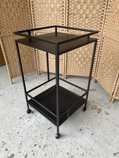 Swoon Aero Drinks Bar Trolley, Black Metal RRP149