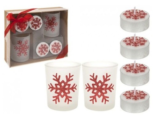 Piece christmas tealight - 6,