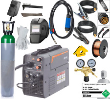 MIG MAG MMA TIG Welder 250A Gas/Gasless Welding Synergy Machine COMBO SET