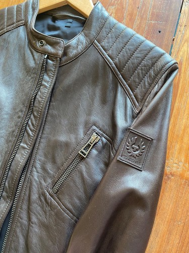 Belstaff racer leather jacket - racer,