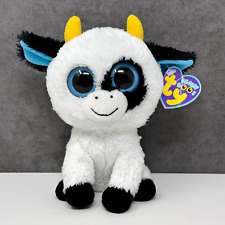 Rare Ty Beanie Boos Boo 2012 - Daisy the Cow Plush Soft Toy 6" - Retired
