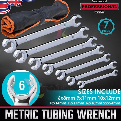 Flare nut spanner set 7pcs - spanner,
