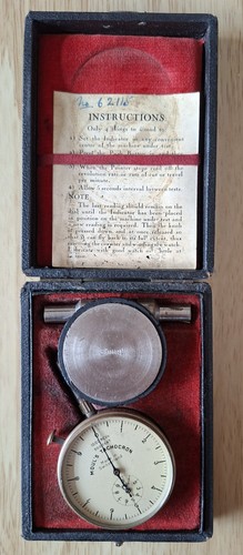 Vintage moul tachocron swiss - moul's,