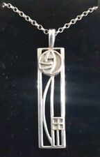 Rennie Mackintosh Carrick Sterling Silver Necklace In Box