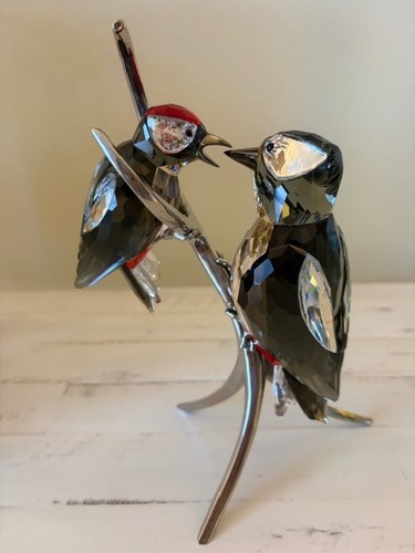 Swarovski crystal woodpeckers - swarovski,