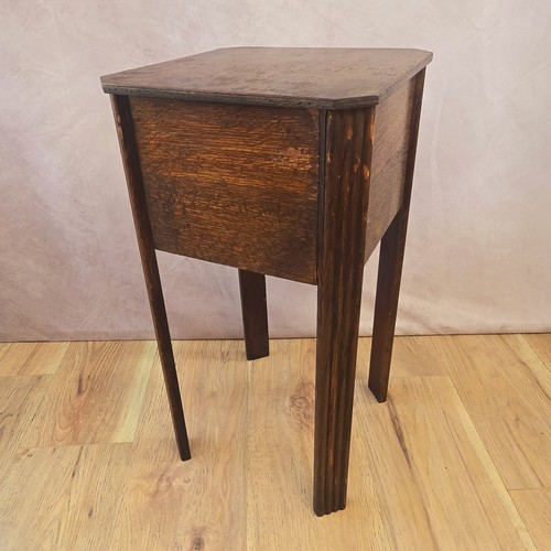 Vintage 1940s oak - 1940s, side