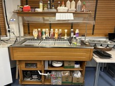 Salad counter display fridge