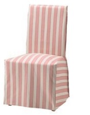 IKEA HENRIKSDAL chair cover long, Mobacka Red/Beige, 103.191.06, 100% cotton