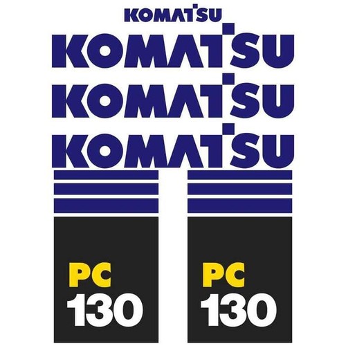 Decal sticker set komatsu - sticker,