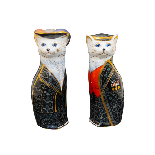 Royal crown derby - royal, cats