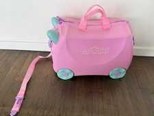 Trunki Children’s Ride-On Suitcase & Kid's Hand Luggage - Trixie Pink