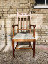 Arts and Crafts Oak Carver Chair