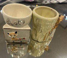 VTG 50’s, 2 Sooty Egg Cups