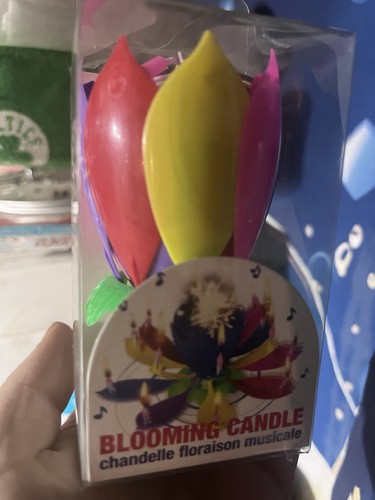 Musical birthday candle - birthday,