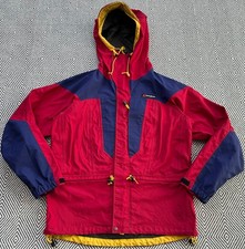 RARE Vintage 90s Berghaus Trango Extrem Outdoor Gore Tex Blue Red Jacket SIZE M