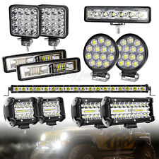 Car LED Work Light Bar Flood Spot Light Driving Offroad Truck SUV 4x4 ATV 12-24V