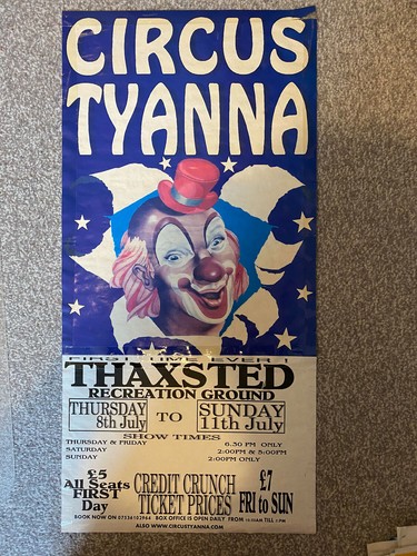 Circus tyanna poster thaxted - tyanna,