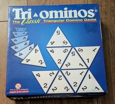 Vintage Triominos The Classic Triangular Domino Game - Pressman (2002) Complete
