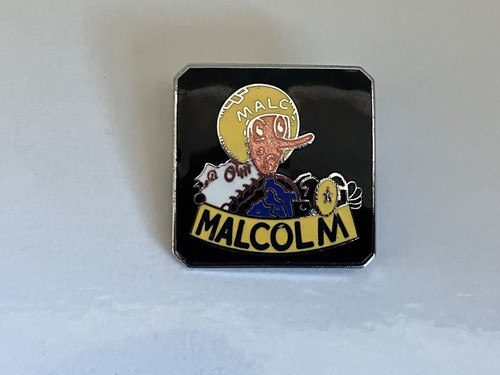 Malcolm pin badge malc - malcolm, ogri