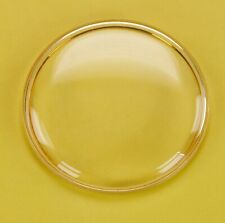 Sternkreuz Acrylic Domed Watch glass Crystal & Gold Tension Ring 17mm - 37mm