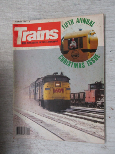Trains magazine december 1980 - december,