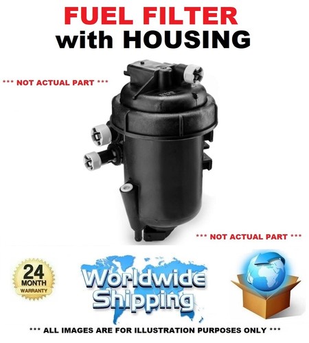 Fuel filter with housing for - with,
