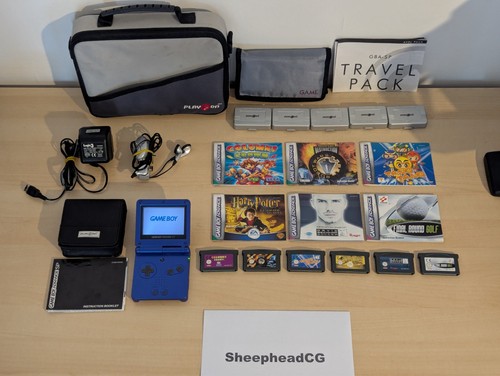 Game boy advance blue - advance, sp