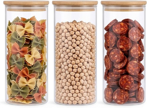 3pcs glass food storage - 3pcs,