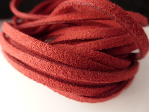 3mm red faux imitation - x,