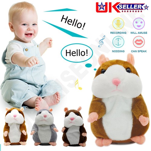 Cute talking hamster - hamster, plush