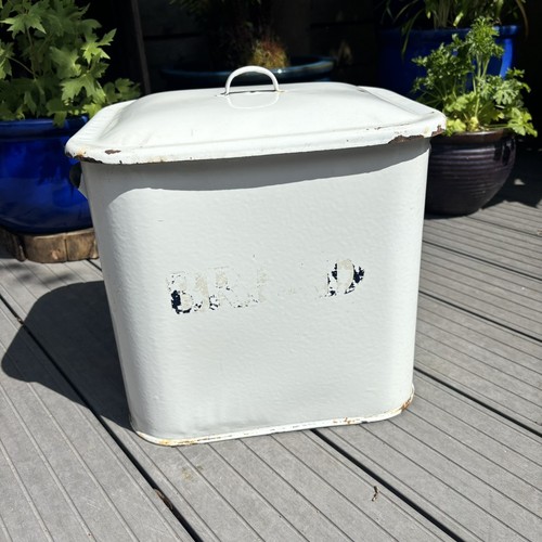 Vintage enamel bread - enamel,