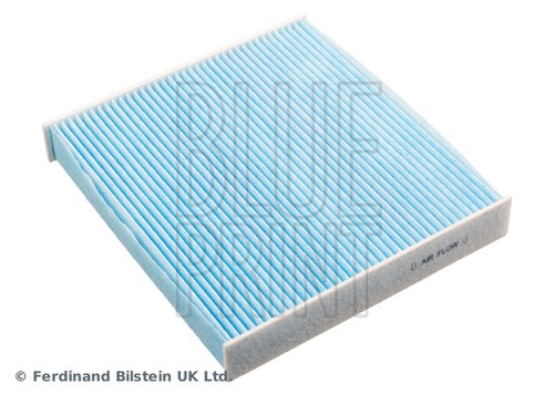 Filter cabin air blue - blue, print