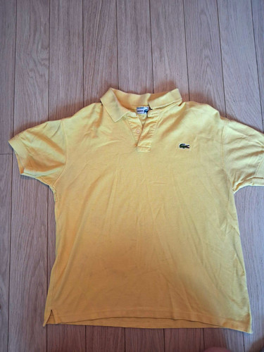 Lacoste men yellow solid - m,