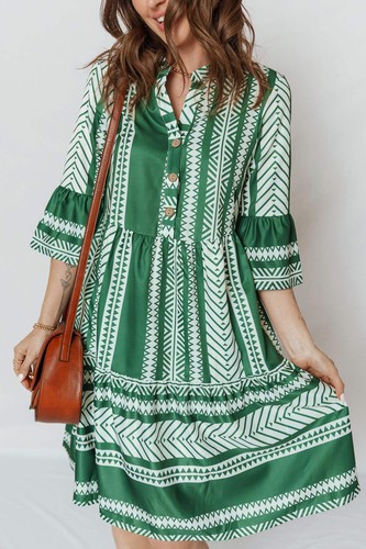 Green boho ethnic - green,