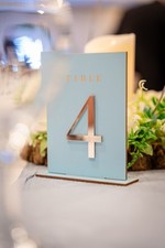5x Wedding Table Numbers