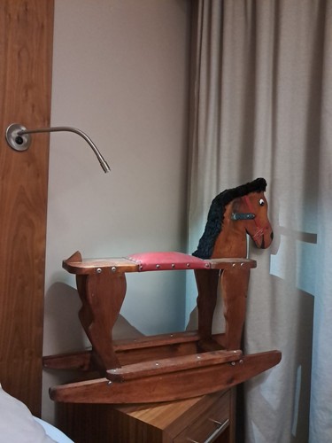 Vintage wooden rocking horse - rocking,