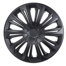 Set di 4 copricerchi 15" nero opaco STRONG