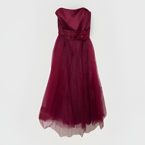 True bride burgundy - bride, tulle