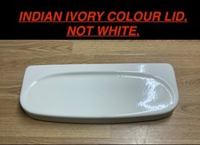Toilet Cistern Lid = INDIAN IVORY COLOUR, SHIRES Model 804,  478x185mm, RC-43