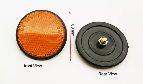 Pair amber orange side - amber, /