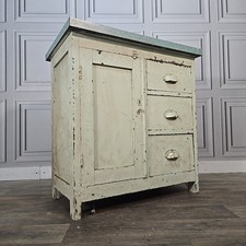 Antique Painted Pine Cupboard