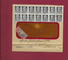 Bavaria 1920 Registered multiple franked  cover