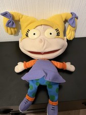 Vintage Rugrats Angelica Pickles Plush Doll Hand Puppet Applause