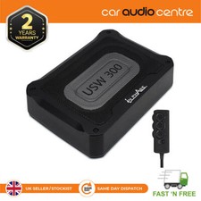 In Phase USW300 Compact Under Seat 300W Active Amplified Powered Subwoofer Sub