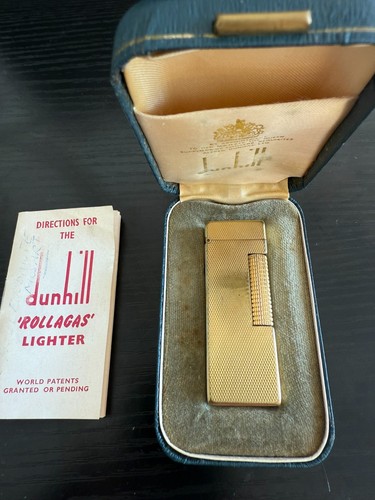 Vintage dunhill rollagas gold - dunhill,