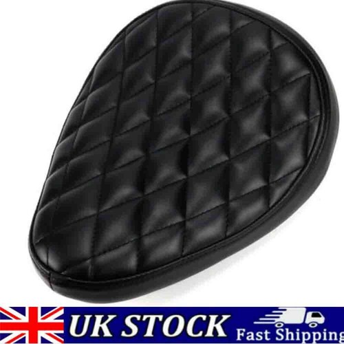 Black leather motorcycle - black, front