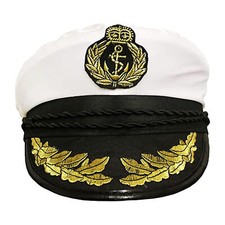 ADULTS SATIN CAPTAIN HAT