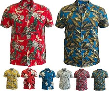 Mens Hawaiian Shirt Surf