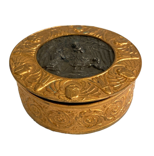 Vintage 1900 1930 gilt brass - gilt,